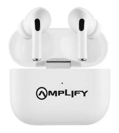 Amplify Astro Series True Wireless Earphones with Charging Case - White