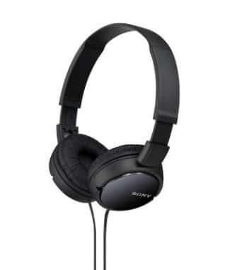 Sony MDR-ZX110 (Black) Headphones Earphone Foldable