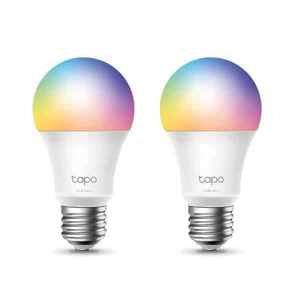 TP-Link Tapo L530E 2 x Pack 8.7W Smart Wi-Fi Warm White Light Bulb Dimmable A60 E27