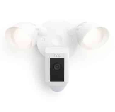 Ring Floodlight Camera Wired Plus White