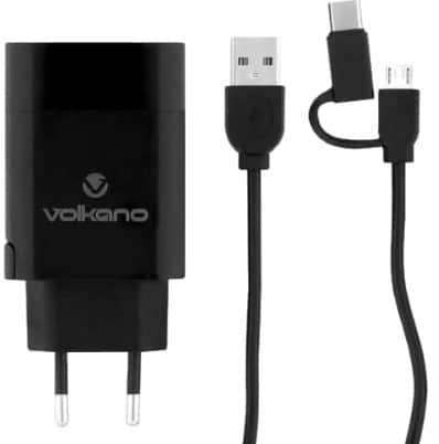 Volkano Express Series QC3 + PD Wall Charger w/cable