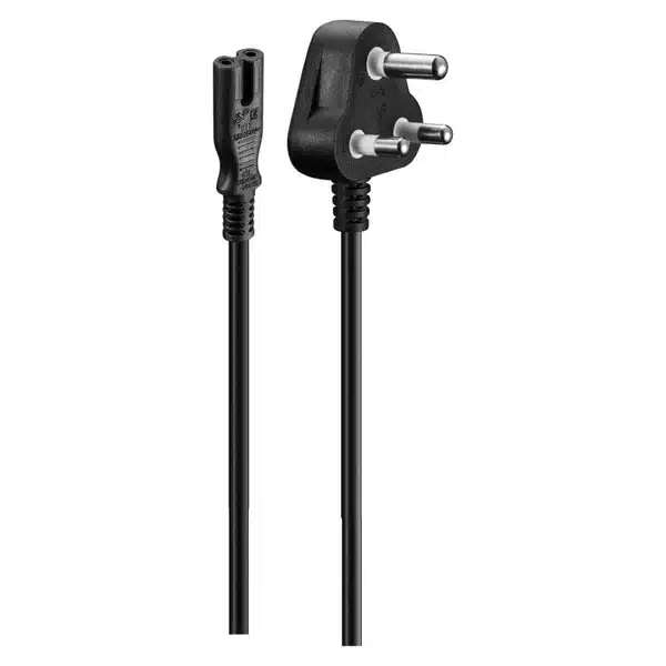 Volkano Presto series Power Cable 2 pin Figure 8  to SA 3pin 1.8m 2.5A - black