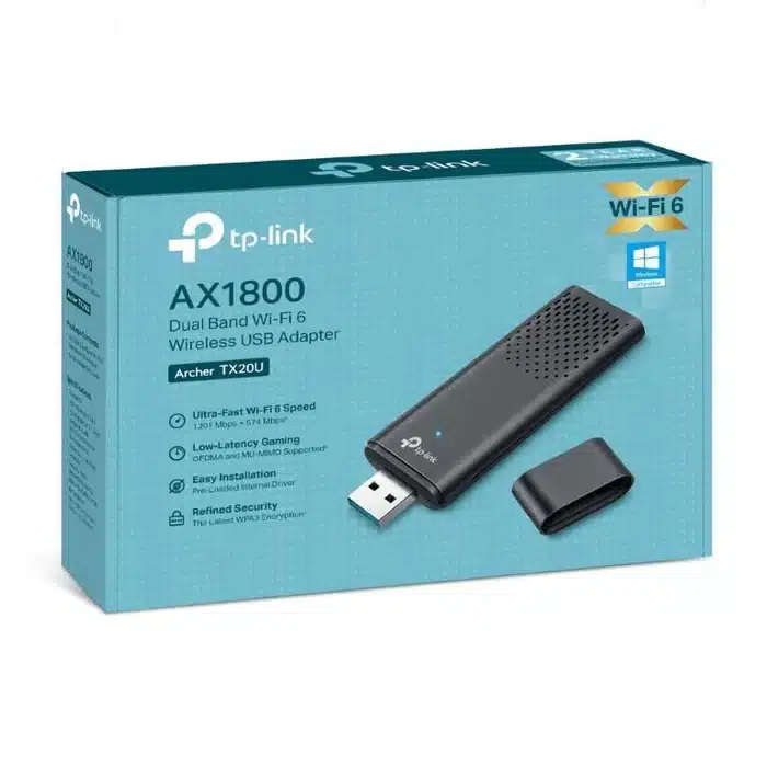TP-Link Archer TX20U Dual Band Wi-Fi 6 Wireless USB Adapter