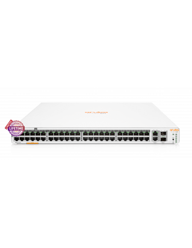 Aruba Instant On 1960  2 SFP+, 2 10GBASE-T ports, 48 Port GbE PoE switch, 600W