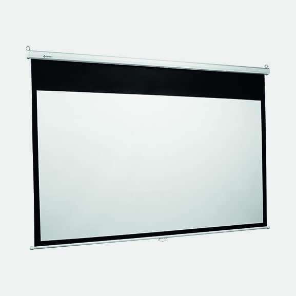 Connex E-Luminate Pulldown Projector Screen 100'' - 16:9