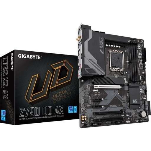 Gigabyte Z790 UD AX Intel Z790 Raptor Lake LGA 1700 ATX DDR5 WiFI 6E Desktop Motherboard