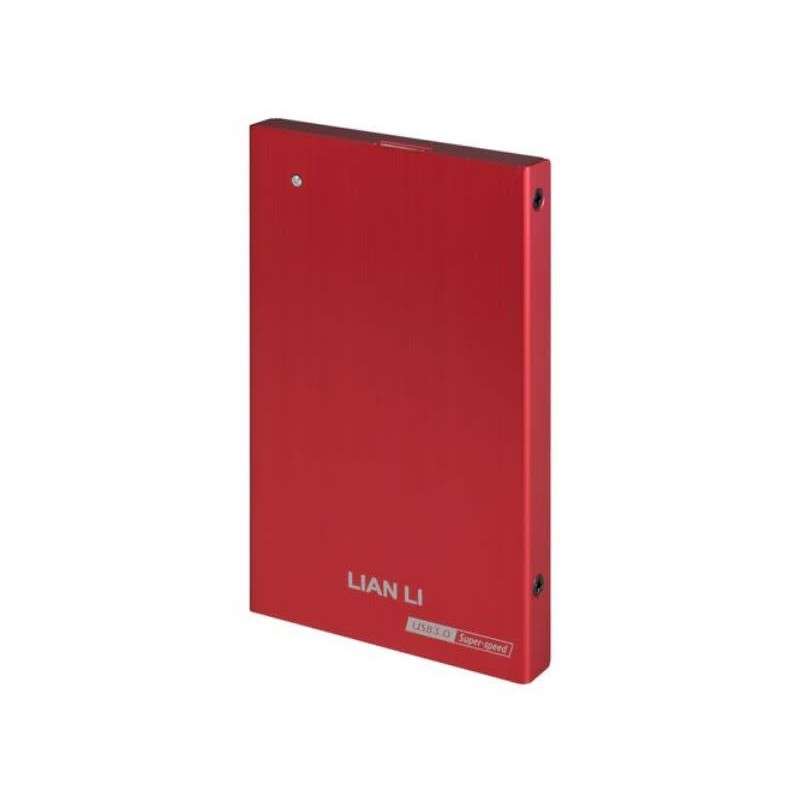 Lian-Li EX-10Q Red - 2.5" Sata External Enclosure