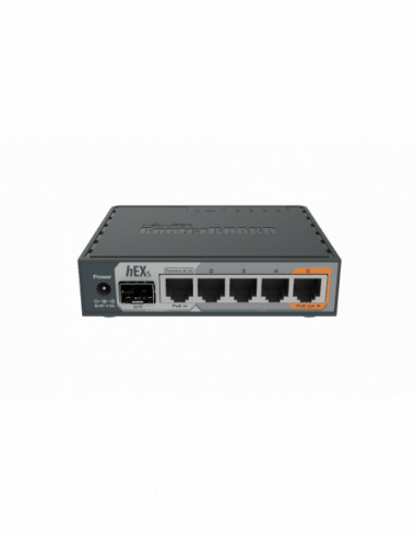MikroTik hEX S - Desktop Router with 1 SFP, 5 Gb and 1 USB port