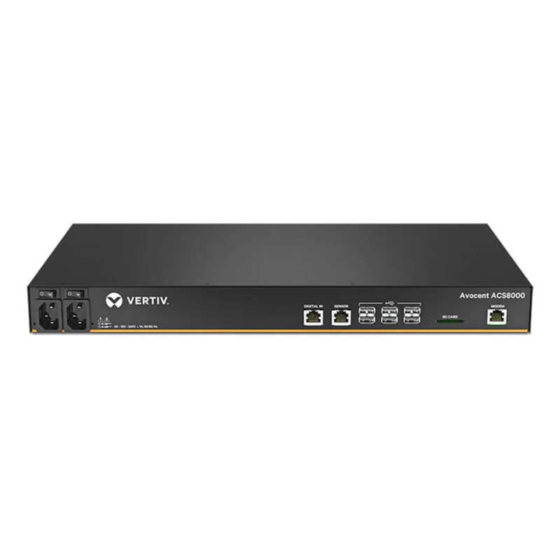 Vertiv Avocent ACS8000 16-port Console System with Dual AC PSU and Analog Modem