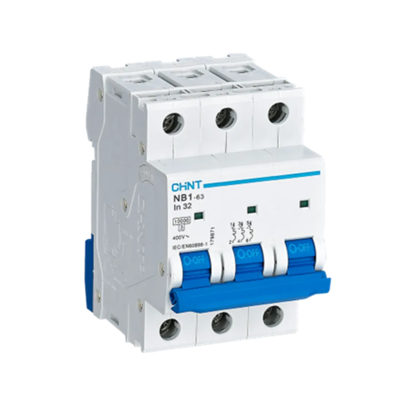 Chint AC 6kA 3P 63A Circuit Breaker C-Curve 3 Phase