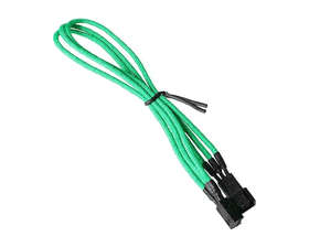 BitFenix Alchemy 3-pin Fan Sleeved Extension Cable - 60cm, Green