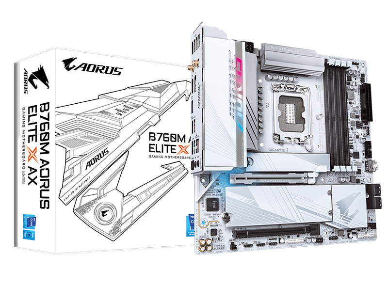 Gigabyte B760M Aorus Elite White + WiFi
