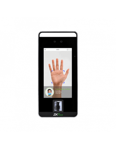 ZKTeco - SpeedFace V5 Facial, Fingerprint, Palm &amp; RFID Indoor Stand Alone Access Control Term...