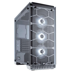 Corsair Crystal Series 570X RGB ATX Mid-Tower Case  White