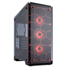 Corsair Crystal Series 570X RGB ATX Mid-Tower Case  Red