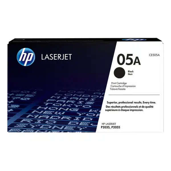 HP 05A Black Original LaserJet Toner Cartridge