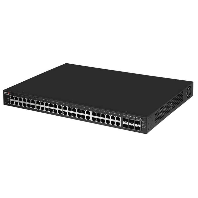 Edimax 54 Port, Web Smart,  48 Gigabit PoE+ Long Range Switch with 6 SFP+ Ports
