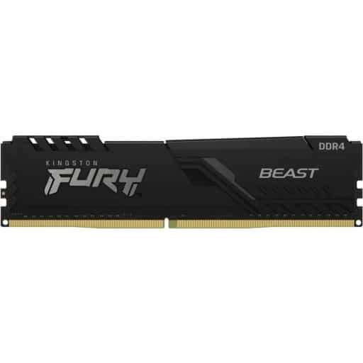 HyperX Fury 8Gb DDR4-3200 (pc4-25600) CL16 1.2v Desktop Memory Module