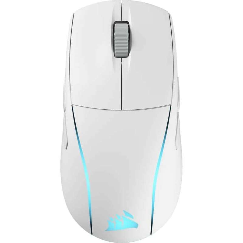 Corsair M75 Wireless Lightweight RGB Ambidextrous Gaming Mouse - White