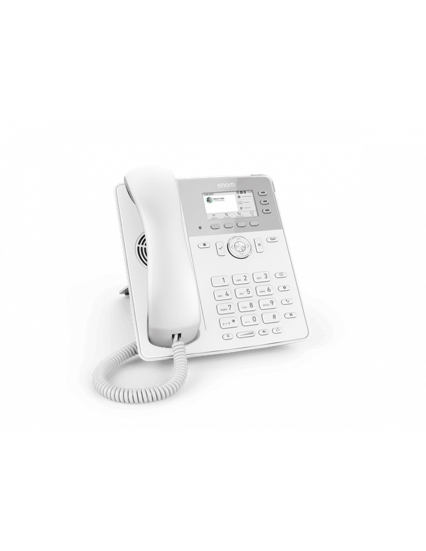 Snom D717 6-line Desktop SIP Phone in White - No PSU Included - Wide Colour TFT Display - USB