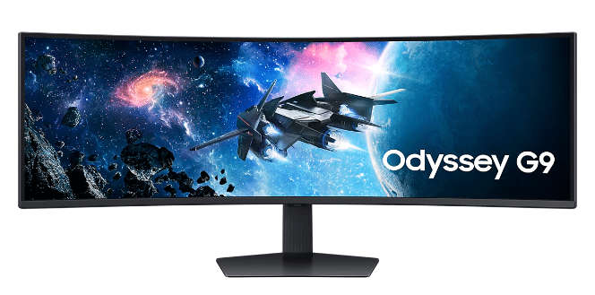 Samsung 49" Odyssey Dual QHD G95C, 1ms GTG, 240Hz Gaming Monitor