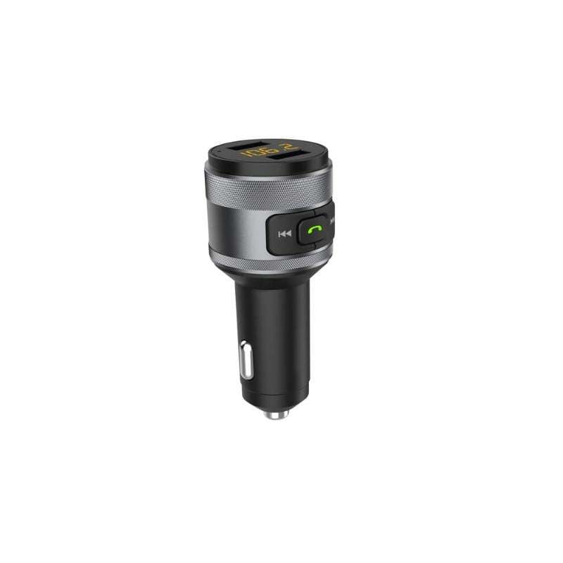 Metal Bluetooth Car Modulator with Qualcomm Quick Charge QC3