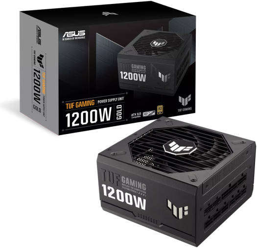 Asus TUF Gaming 1200W Fully Modular Power Supply, 80 Plus Gold Certification 10years Warranty