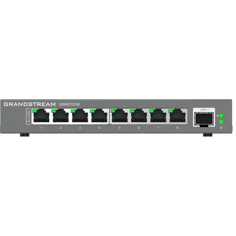 Grandstream Enterprise 8 port Unmanaged 2.5G Switch