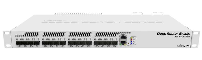 MikroTik CRS317-1G-16S+RM - Cloud Router Switch Dual boot SwOS/RouterOS