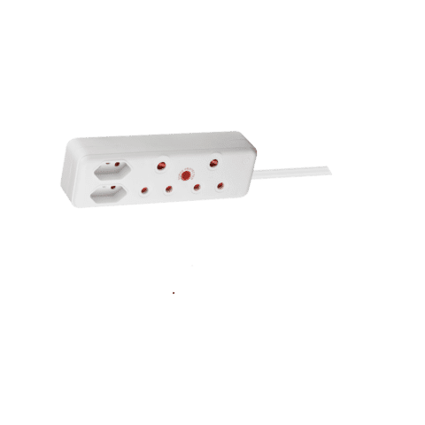 Switched 4-Way Medium Surge Extension Lead 10M