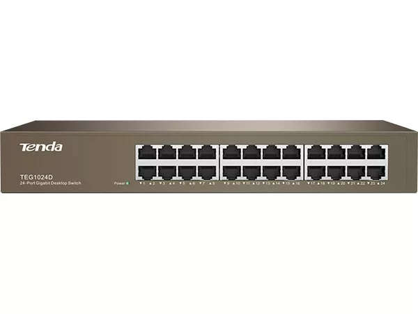 Tenda 24-Port Gigabit Rack Mount Switch | TEG1024Dv7