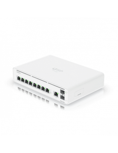 UB-UISP-CTRL Ubiquiti UISP Eight-port Layer 2 Gigabit PoE Switch designed for MicroPoP Applications