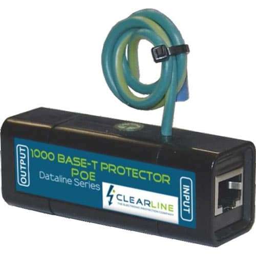 Gigabit Fast Ethernet Inline Protector Power over Ethernet POE - Surge