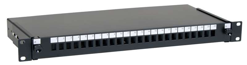 12 DX / 24 SX Patch Panel + Splice Caset