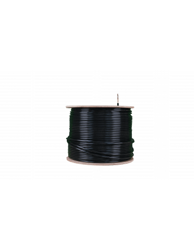 Acconet 305m Roll, Black, Solid Copper, UV protected, STP, CAT6 Cable (Outdoor Use)