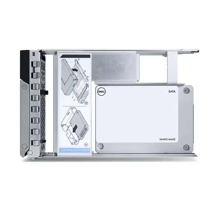 Dell 480GB SSD SATA Read Intensive 6Gbps 512e 2.5in with 3.5in HYB CARR CusKit