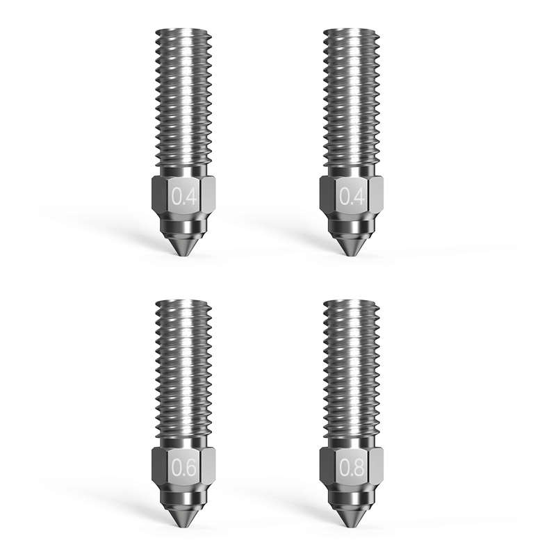 Creality High flow nozzle kit 4pc 0.40.60.8mm K1 K1 Max
