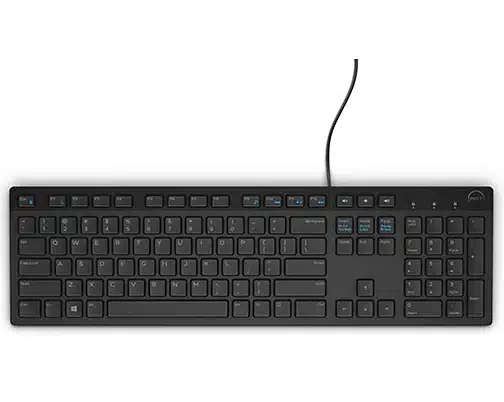 Dell Multimedia Keyboard KB216 US International (QWERTY) Black