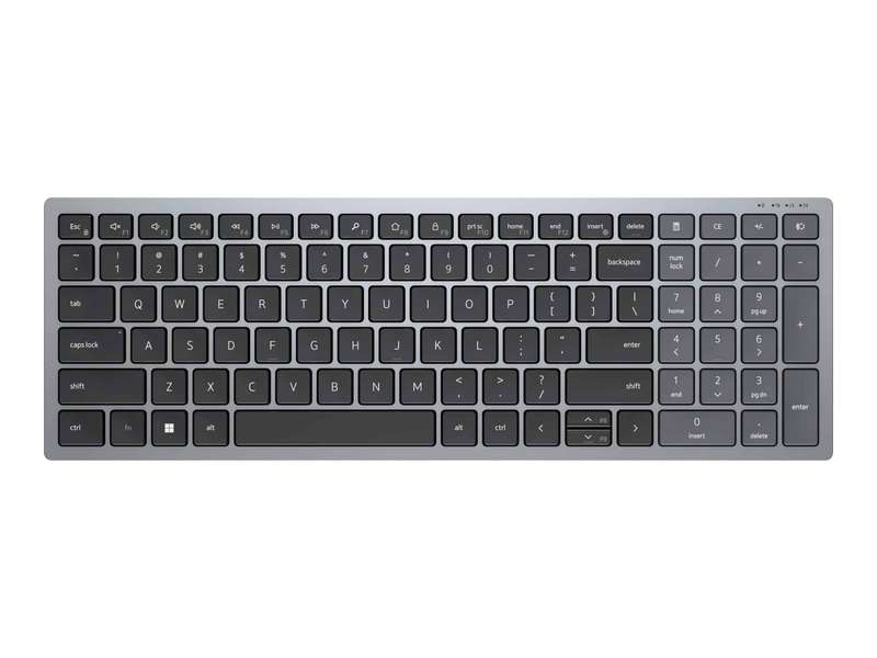 Dell Compact Multi Device Wireless Keyboard KB740 US International (QWERTY)