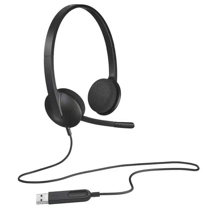 Logitech H340 Black Computer Stereo USB Headset