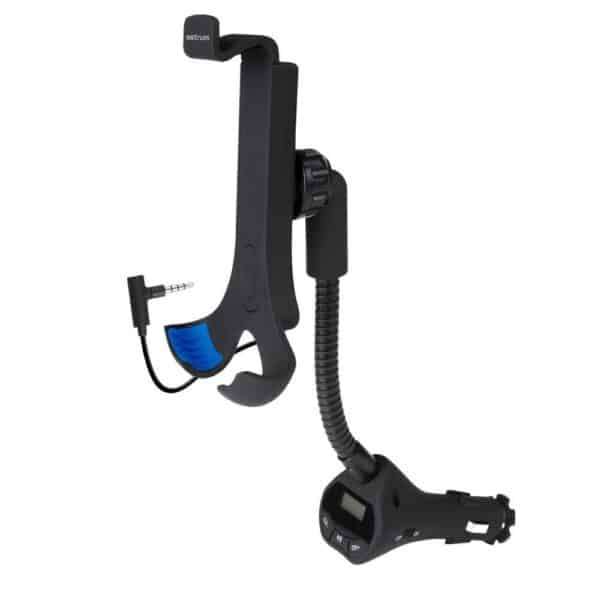 Astrum 3 in 1 Car Mobile Holder + FM Modulator + Mobile Charger Model: SH550 Black
