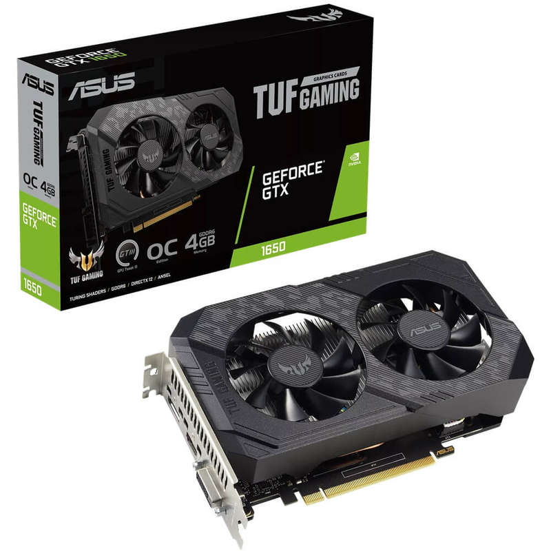 Asus TUF Gaming GeForce GTX 1650 V2 OC Edition 4GB GDDR6 Graphics Card