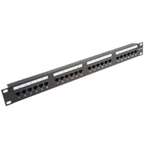24 Port CAT6 UTP Patch Panel - Networking
