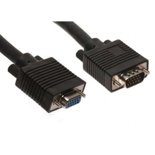 3m 15p{M} To 15p{F} VGA Extension Cable - Components