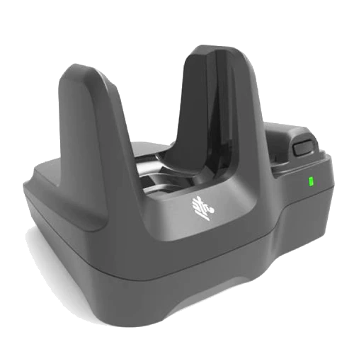Zebra MC22/MC27 Single Slot Charge & Communication Cradle with Spare Battery Charger.