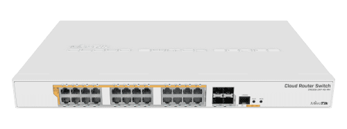 Cloud Router 24 Port GIG PoE 4SFP+ 450W
