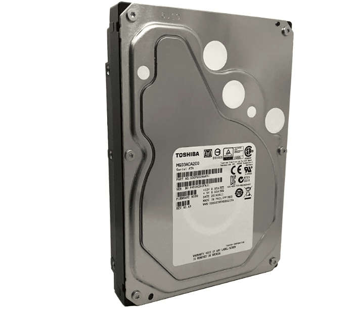 2TB Toshiba 3.5" SATA 7200rpm 64MB Desktop HD