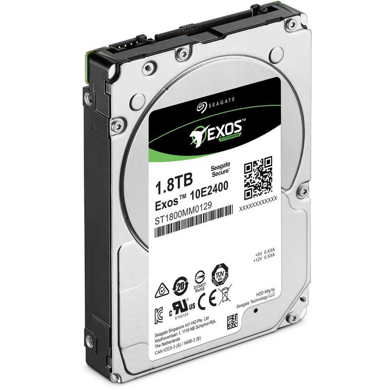 1.8TB Seagate Enterprise, 10K RPM, SFF 2.5", SAS-2, 512e, 256MB Cache, 12Gbs Hard Drive
