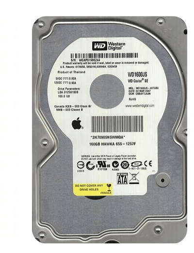 160GB Western Digital 3.5" SATA 7200rpm 8MB Caviar SE Desktop HD