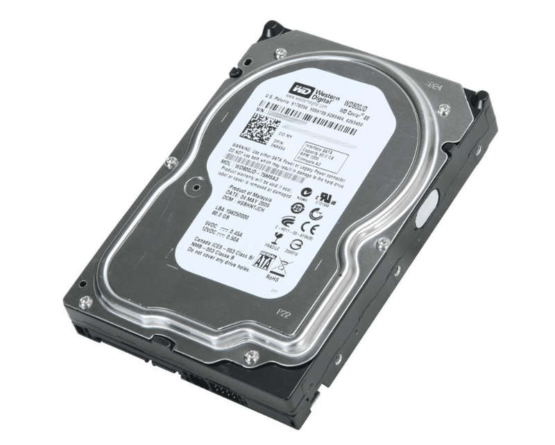 80GB Western Digital 3.5" SATA 3.0Gb/s 7200rpm 8MB Desktop HD